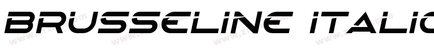 Brusseline Italic字体转换